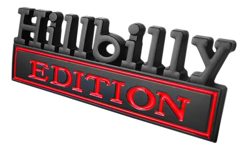 comprar Emblema De La Edición Hillbilly Con Fuerte Adhesivo, Emblema
