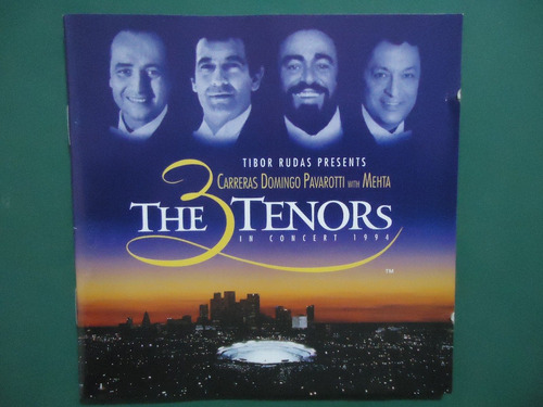 Cd  The 3 Tenors In Concert 1994 