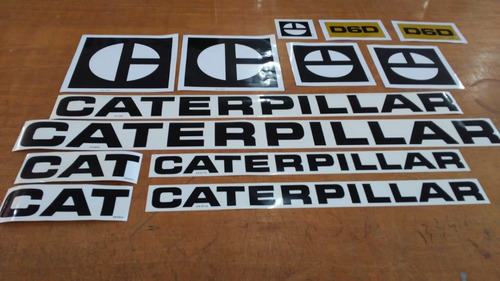 Kit Faixa Adesivos Trator Esteira Caterpillar D6d