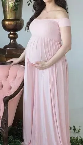 Vestido gestante malha 2025