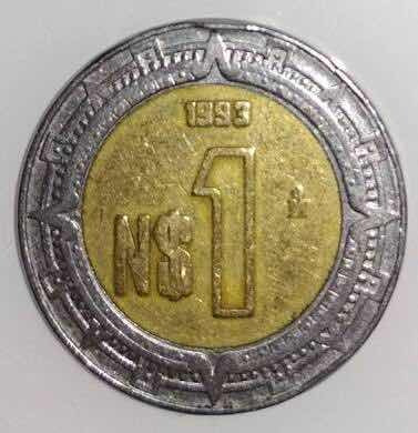 Moneda 1 Nuevo Peso 1993
