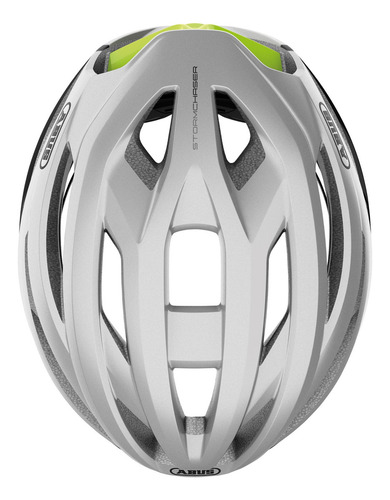 Casco Para Ciclismo Abus Stormchaser Color Gleam Silver Talla S 51-55 Cm