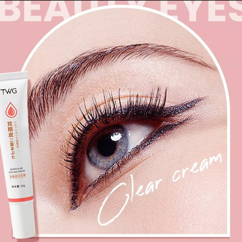 X2 Uds Crema Adhesiva Transparente Modela Párpados Caídos