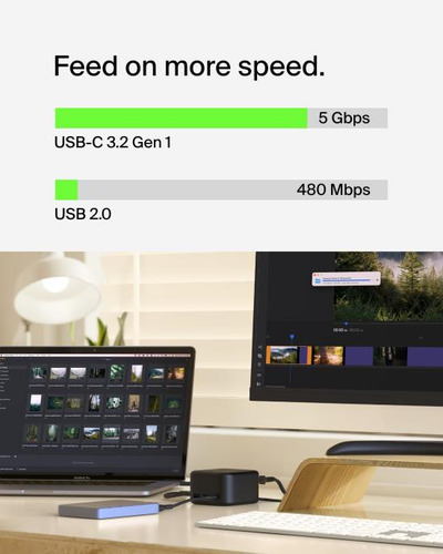 Belkin Connect Usb-c 6 En 1 Core Gan Dock 130 W, Estación De