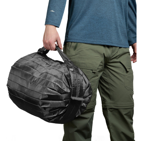 Bolso De Viaje Plegable Negro Doite