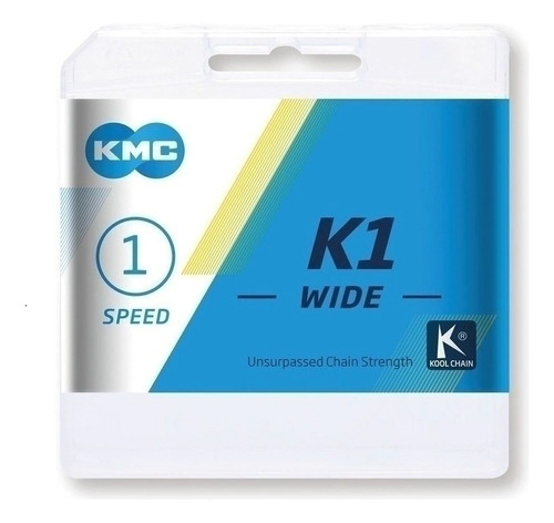 Cadena Para Bicicleta Kmc K1 Wide Single Speed 1 V Fixie Bmx