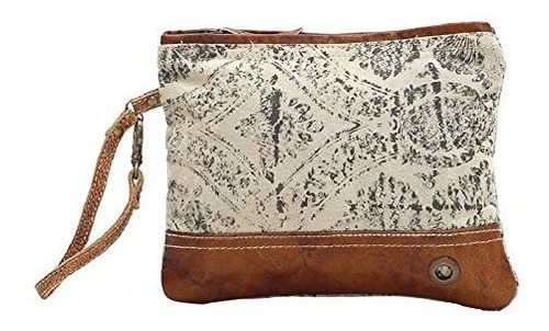 Myra Bolsa Floral Reciclada Lona Riñonera Bolsa S1019