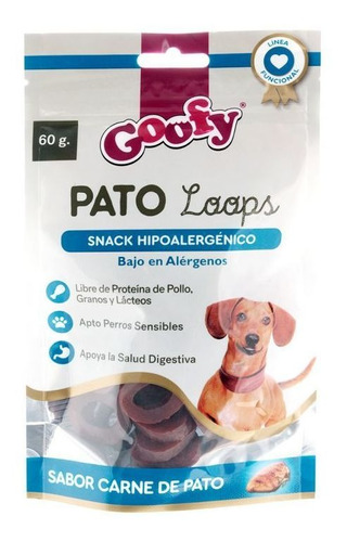 Snack De Perros Goofy Pato Loops 60g