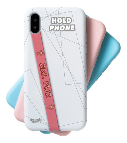 Capa adaptavel MUNDO MERCH HOLD PHONE girl power de 1 unidade