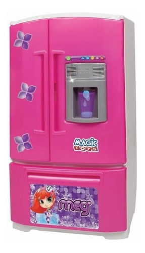 Geladeira Infantil Inverse Sai Água Na Porta 8059 Magic Toys