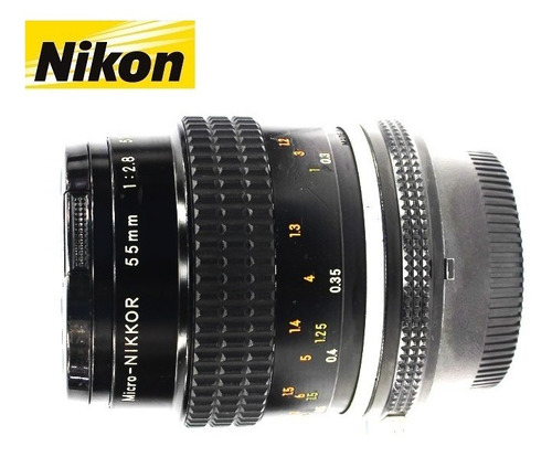 Lente Nikon Macro 55mm F/2,8 1:1 Série Ai-s Nikkor