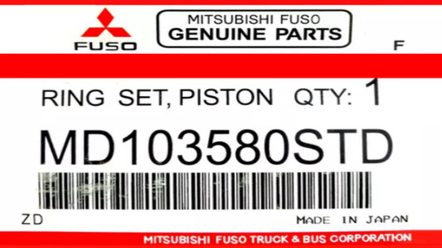 Anillos Mitsubishi L300 Panel 2.4 86,5mm 1.5x1.5x4mm 91-1994