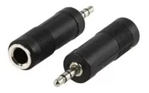 Comprar Conector Adaptador Plug 3.5 Estéreo A Jack 1\u002F4 En Plástico 