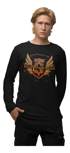 Camiseta Manga Larga Power Heavy Metal Tierra Santa C8