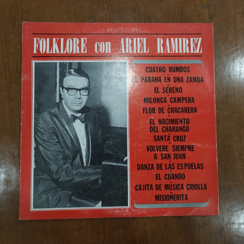 Disco Vinilo Ariel Ramírez, Folklore, Dm