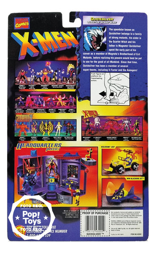 Toy Biz - 1996 - Mutant Armor Series - X-men - Quicksilver