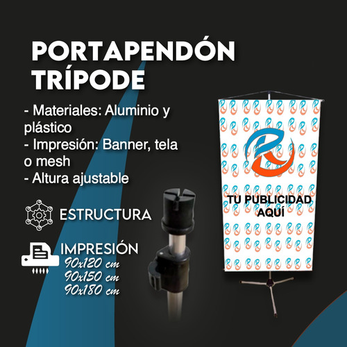 Portapendón Trípode - Portapendónes