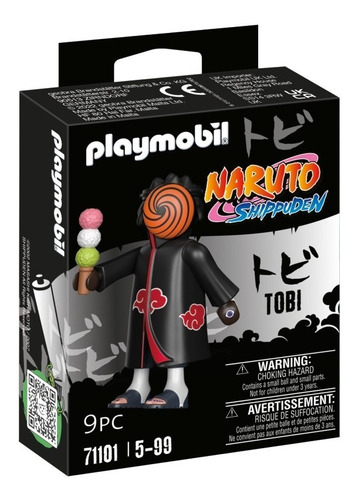 Figura Armable Playmobil Naruto Tobi 9 Piezas 3+