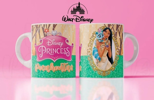 Plantillas Princesas De Disney / Sublimacion Tazas