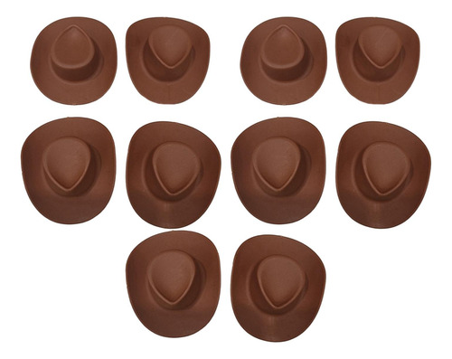 10 Uds Sombrero De Vaquero En Miniatura Sombrero Para