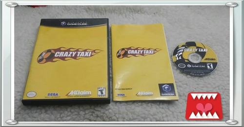 Jogo Crazy Taxi Nintendo Game Cube Original Americano Compl.