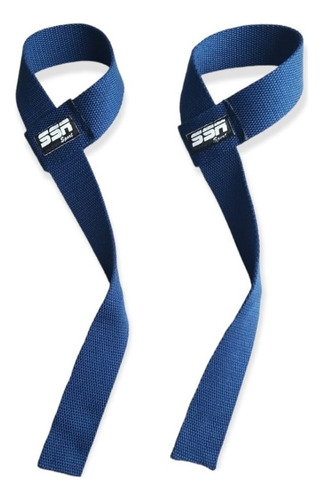 Straps De Tira Para Gym Crossfit Pesas Lifting Fitness Color Azul Marino