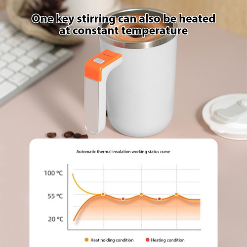 Taza Eléctrica Para Mezclar Té 304, Batidora Automática Reca