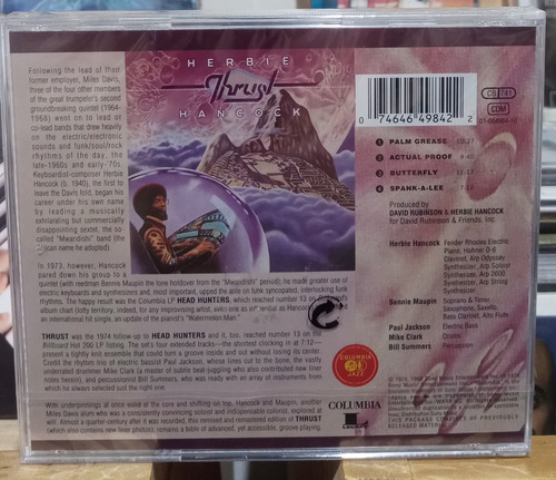 Herbie Hancock - Thrust - Cd Nuevo Importado