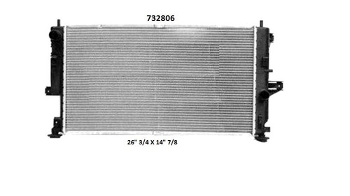 Radiadores De Agua Dodge Stratus 2004 Deyac 34 Mm