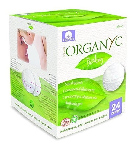 Organyc 100% Protectores De Lactancia De Algodón Orgánico Pa