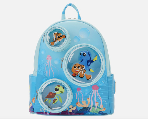 Loungefly Disney Pixar Buscando A Nemo 20 Aniversario Mini Mochila