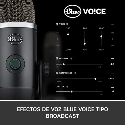 Micrófono Blue Yeti X Professional Condensador Cardioide