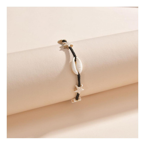 Shegirl Boho Shell Pulsera De Tobillo Moda Simple Cuerda De