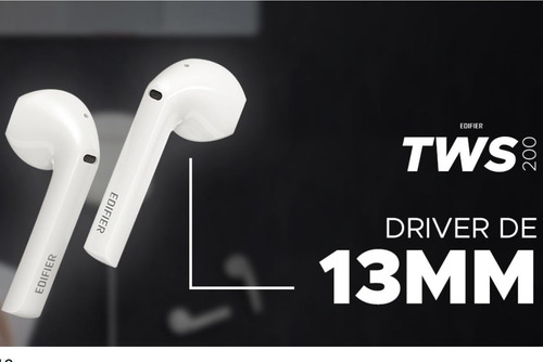 Imagem 6 de 9 de Fone Bluetooth Tws200- Edifier Earbuds AirPods Design