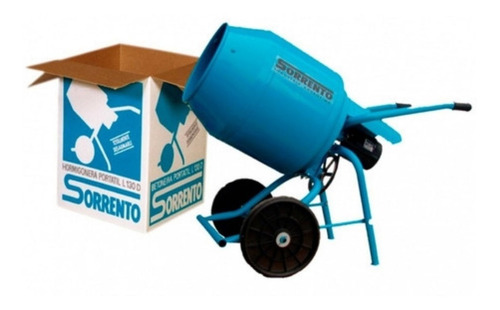 Hormigonera Sorrento L130mix Con Motor Monofásico 0.65hp