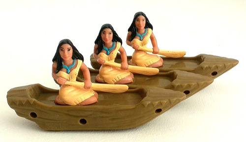 Pocahontas Canoa Mc Donalds Disney Muñeco Juguete Figura  