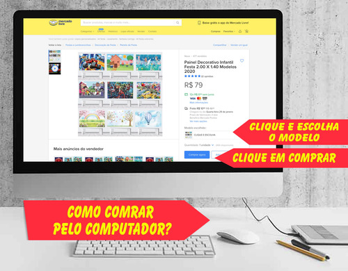 Tapete Em Lona Decorativo Para Temas Festas - 2,50m X 1,35m