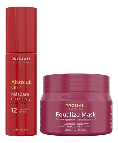 Prohall Máscara Equalize Mask + Absolut One 12 benefícios