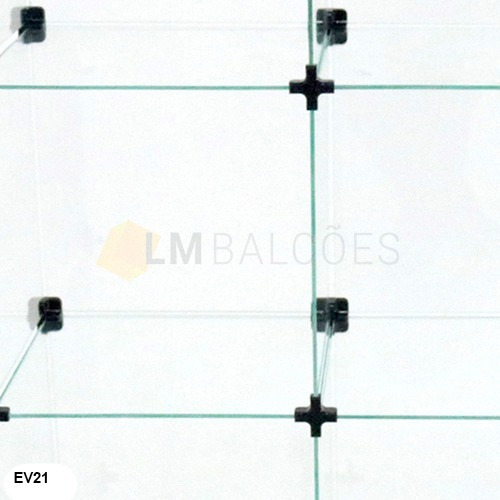 Estante De Vidro 1,50 X 1,30 X 0,40 M
