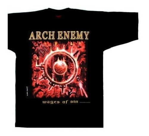 Arch Enemy Wages Of Sin Polo Talla Medium [rockoutlet]