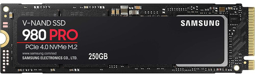 Ssd Interno Para Juegos Samsung 980 Pro De 250 Gb Pcie Nvme