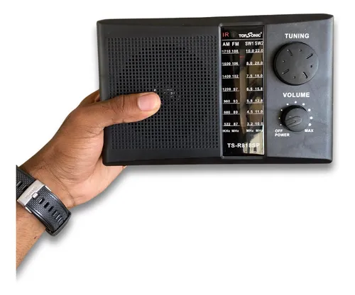 Radio Am Fm Recargable Multibandas Con Celda Solar Bluetooth