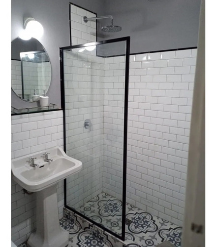 Mampara Fija 8mm Laminado De Seguridad 160x70 Marco/completo