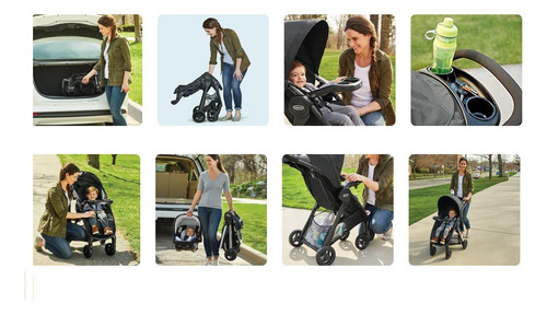 Imagem 4 de 4 de Kit Bebe Conforto Carrinho Graco Fastaction Se Portatil Lev