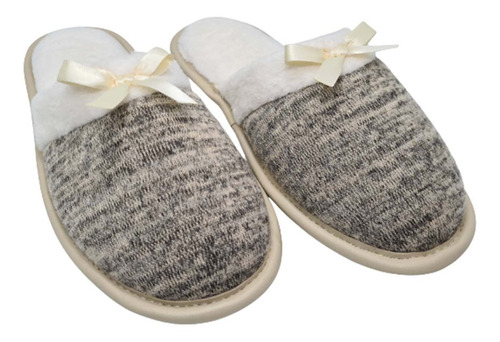 Pantuflas De Dama Calzatura Textil E-10077 100% Lavable