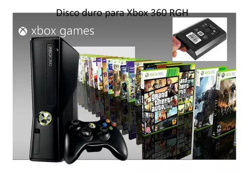 Xbox 360 Multijuegos Disco Duro De 2 T 2 Control Inalambrico