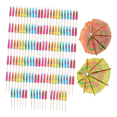 Lj Guarda-chuvas De Papel Para Coquetel, Utensílios De