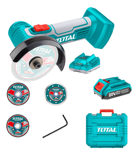 Mini Galletera Esmeril Angular 76mm 20v Bat+ Carg Tagli76012