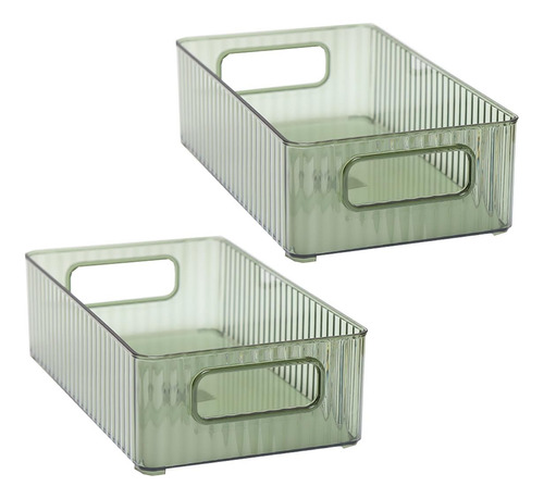 Caja Organizador Refrigerador Multiusos 15 X 26 Cm  2pzs