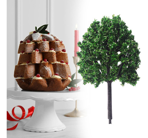 10pcs Miniature Trees Decoration Artificial Tree For 8cm